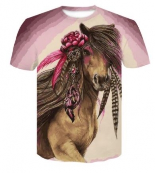 Atmungsaktives Funktionsshirt " Pony Rose" Größe L